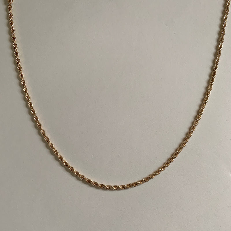 Entwining 18" rope necklace