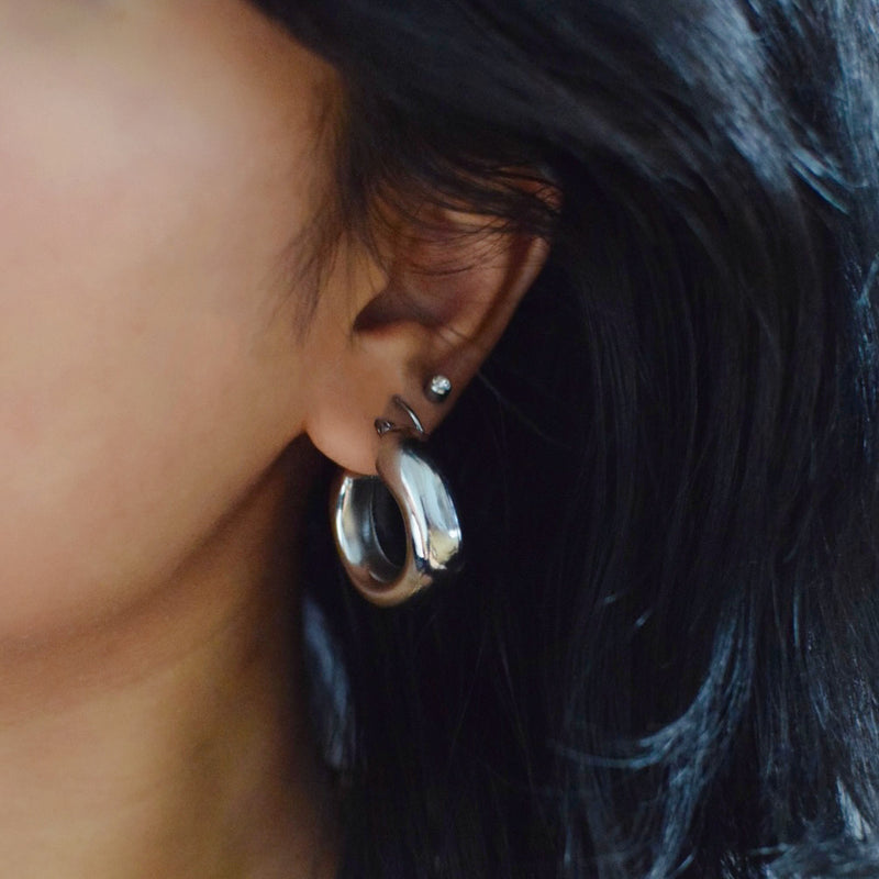 Arissa Chunky Tube Earrings
